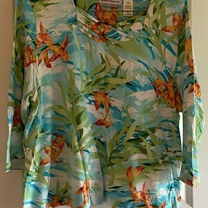 Alfred Dunner Knit Petite Top, Size PXL